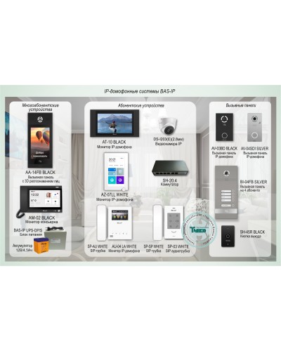 ДМФ-004. IP-домофонные системы BAS-IP. BAS-IP в Тольятти