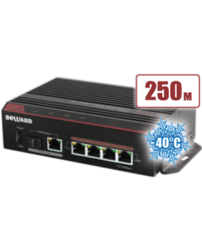 STP-411HP. Коммутатор 4-портовый. Beward в Тольятти