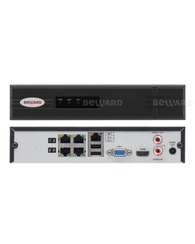 BK0104H2-P4. IP-видеорегистратор 4-канальный. Beward в Тольятти