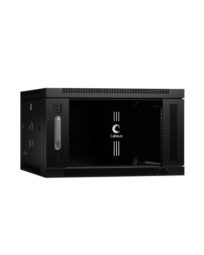 SH-05F-6U60/35-BK (8608c). Шкаф телекоммуникационный 19 настенный 6U. CABEUS в Тольятти