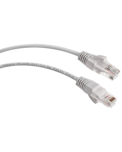 PC-UTP-RJ45-Cat.5e-10m-LSZH (9591c), серый. Патч-корд медный. CABEUS в Тольятти