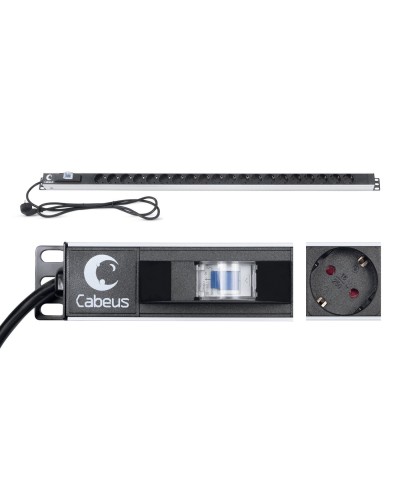 PDU-16-20S-B (9551c). Блок розеток. CABEUS в Тольятти