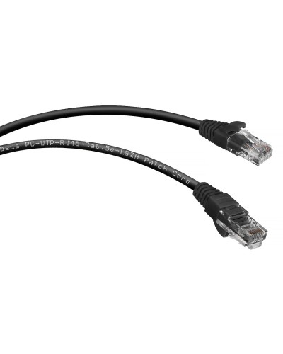 PC-UTP-RJ45-Cat.5e-0.15m-BK-LSZH (9534c), чёрный. Патч-корд медный. CABEUS в Тольятти