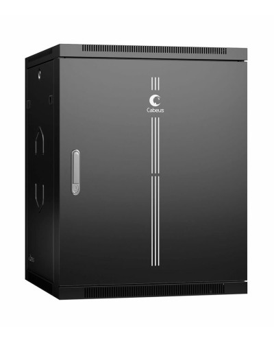 SH-05F-15U60/35m-R-BK (10759c). Шкаф телекоммуникационный 19 настенный 15U. CABEUS в Тольятти
