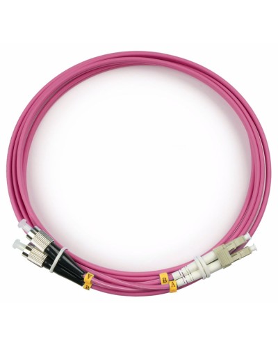 FOP-50-OM4-LC-FC-7m (9155c). Патч-корд оптический. CABEUS в Тольятти