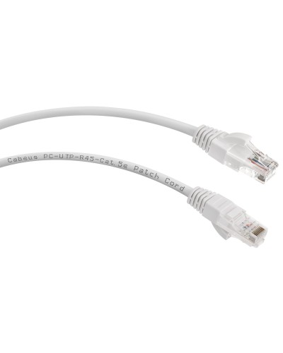 PC-UTP-RJ45-Cat.6-3m-LSZH (8880c), серый. Патч-корд медный. CABEUS в Тольятти