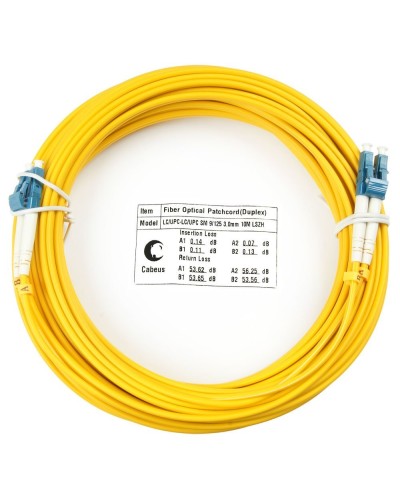 FOP(d)-9-LC-LC-1,5m (7514c). Патч-корд оптический. CABEUS в Тольятти
