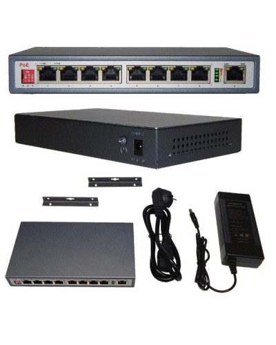 CO-SWP9C. Коммутатор 8-портовый  Gigabit Ethernet с PoE. ComOnyx в Тольятти