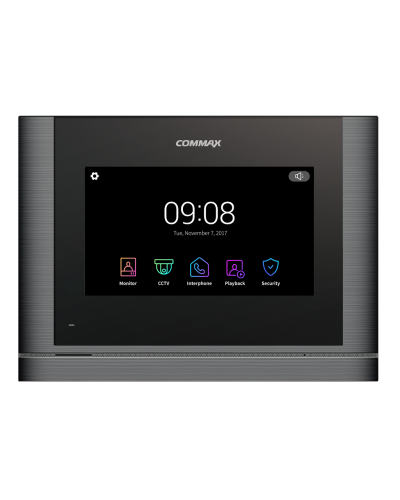 CDV-704MF (темное серебро) Black Smog. Монитор видеодомофона цветной. Commax в Тольятти