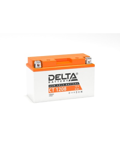 Delta CT 1208. Аккумулятор герметичный свинцово-кислотный стартерный. Delta в Тольятти