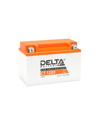 Delta CT 1209. Аккумулятор герметичный свинцово-кислотный стартерный. Delta в Тольятти