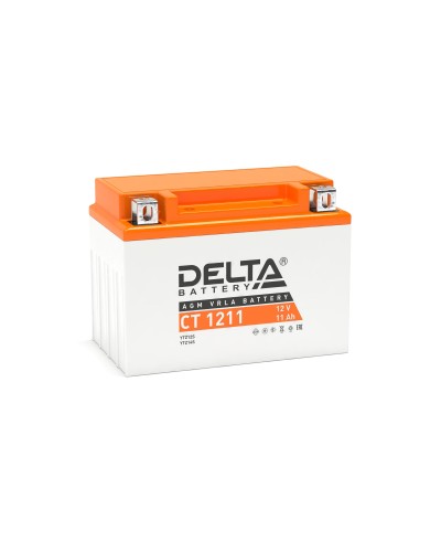 Delta CT 1211. Аккумулятор герметичный свинцово-кислотный стартерный. Delta в Тольятти