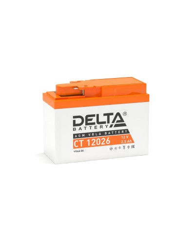 Delta CT 12026. Аккумулятор герметичный свинцово-кислотный стартерный. Delta в Тольятти
