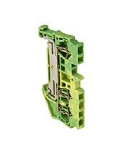 JXB-ST-2.5 3-проводная, земля, желто-зеленная (plc-jxb-st-2.5-3-pen). Колодка клеммная пружинная. EKF в Тольятти