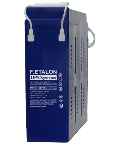 F.ETALON FTE 12-150 PRO X. Аккумулятор герметичный свинцово-кислотный. ETALON в Тольятти