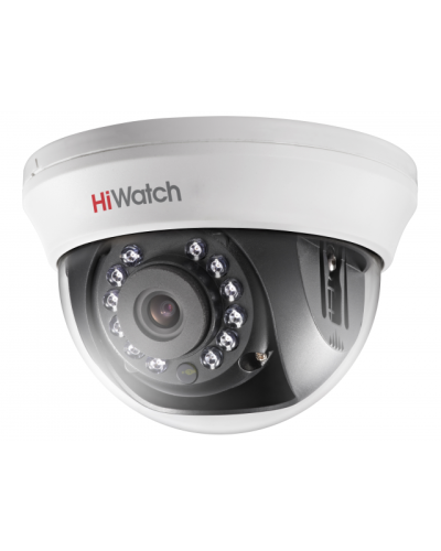 DS-T201(B) (3.6мм). Бюджетная видеокамера мультиформатная купольная. HiWatch в Тольятти