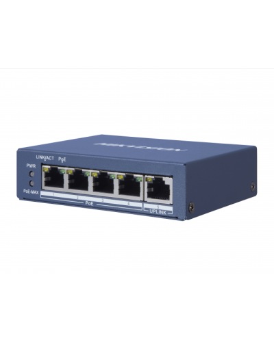 DS-3E0505P-E/M. Коммутатор с питанием POE. Hikvision в Тольятти