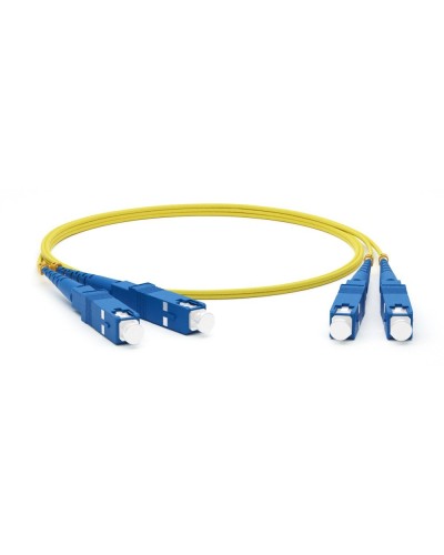FC-D2-9-SC/UR-SC/UR-H-3M-LSZH-YL. Патч-корд волоконно-оптический одномодовый. Hyperline в Тольятти