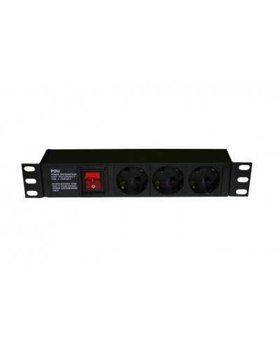 SHE10-3SH-S-IEC. Блок розеток 10. Hyperline в Тольятти