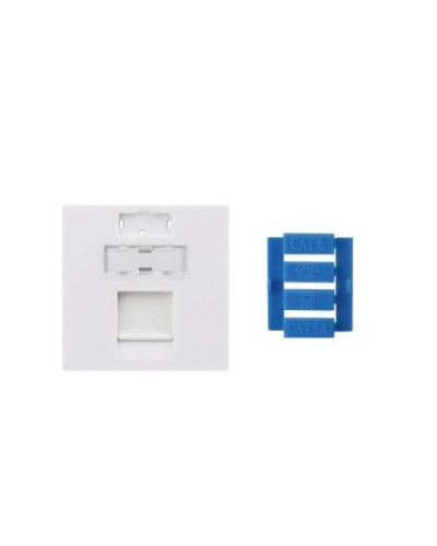 SIP3-1K-M45-45. Вставка 45x45 для 1 модуля Keystone Jack, со шторкой. Hyperline в Тольятти