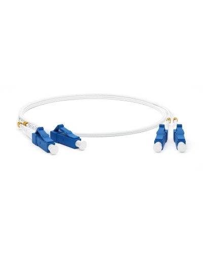 FC-D2-9A1-LC/UR-LC/UR-H-1M-LSZH-WH. Патч-корд волоконно-оптический LC-LC. Hyperline в Тольятти