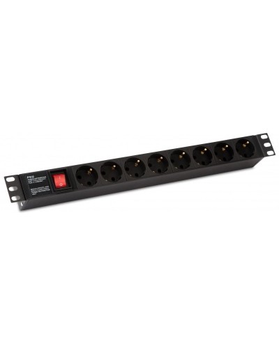 SHE19-8SH-S-IEC. Блок розеток 19. Hyperline в Тольятти