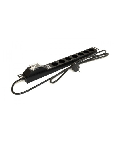 SHE19-7SH-BF-2.5EU. Блок розеток 19. Hyperline в Тольятти
