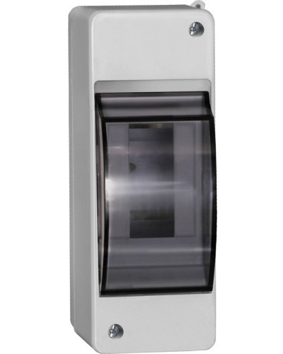 Корпус пластиковый КМПн 2/2 IP30 белый KREPTA 3 (MKP42-N-02-30-20). Щиток модульный с прозрачной дверцей, настенный. IEK в Тольятти