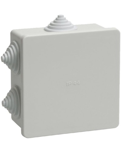 Коробка распаячная КМ41235 85х85х40 открытой проводки IP44 6 гермовводов серая (UKO11-085-085-040-K41-44). Коробка распаячная безгалогенная (HF). IEK в Тольятти