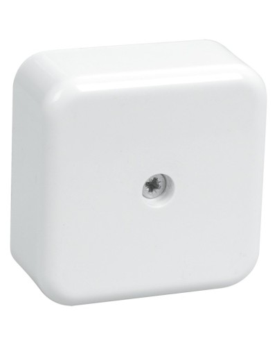 Коробка распаячная КМ41206-01 50х50х20 открытой проводки (4 клеммы 3 мм²) белая (UKO10-050-050-020-K01). Коробка распаячная безгалогенная (HF). IEK в Тольятти