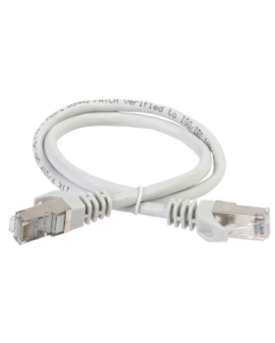 GENERICA Патч-корд кат.5E FTP 1м серый (PC01-C5EF-1M-G). Патч-корд медный. IEK в Тольятти