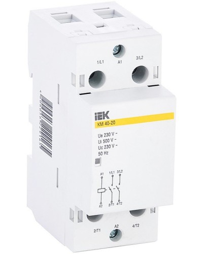 Контактор модульный КМ40-20 AC (MKK11-40-20). Контактор модульный. IEK в Тольятти