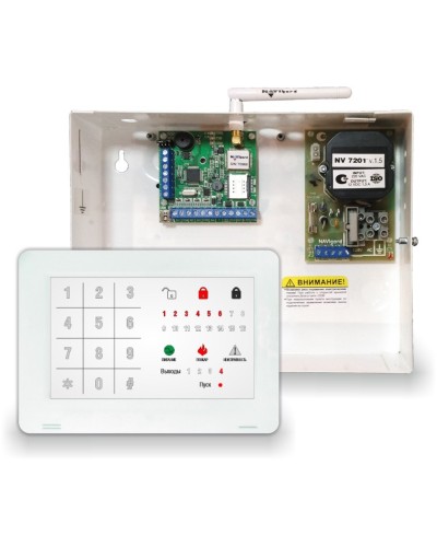 NV 1010c/8524. Устройство оконечное объектовое приемно-контрольное c GSM коммуникатором. NAVIgard в Тольятти