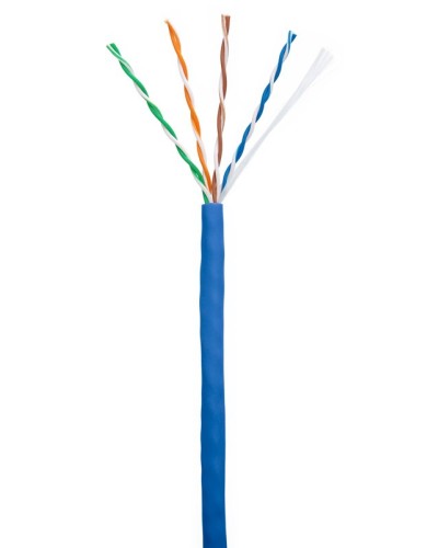 U/UTP 4pair, Cat5e, In, PVC (CCA-UU004-5E-PVC-BL). Кабель «витая пара» (LAN) для структурированных систем связи. NETLAN в Тольятти