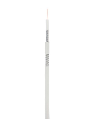 RG-6 CCS, In, PVC (EC-C2-32123A-WT-3). Кабель коаксиальный омедненный. NETLAN в Тольятти