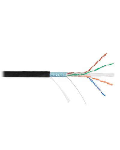 F/UTP 4pair, Cat6, Solid, Out, PVC (NMC 4240B-BK). Кабель «витая пара» (LAN) для структурированных систем связи. NIKOMAX в Тольятти