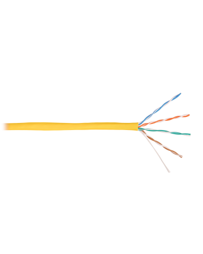 U/UTP 4pair, Cat5e, Solid, In, нг(А)-HF (NMC 4100C-YL). Кабель «витая пара» (LAN) для структурированных систем связи. NIKOMAX в Тольятти