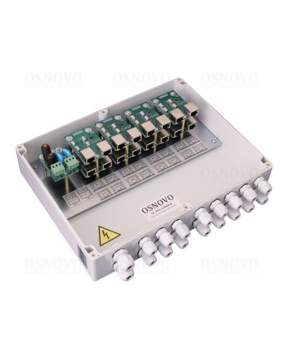 SP-IP8/1000PW. Устройство грозозащиты цепей Ethernet. OSNOVO в Тольятти