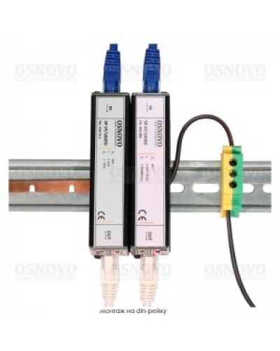 SP-IP/1000D. Устройство грозозащиты цепей Ethernet. OSNOVO в Тольятти