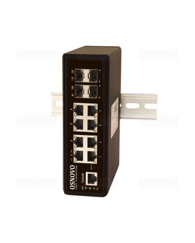 SW-70804/IL. Промышленный коммутатор Gigabit Ethernet на 12 портов. OSNOVO в Тольятти