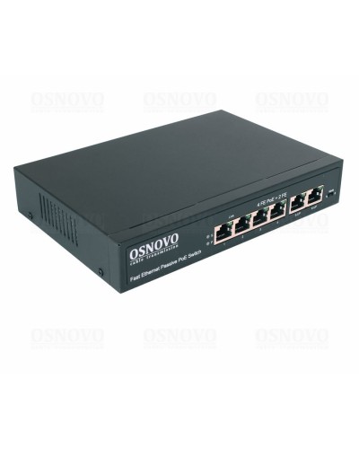 SW-20600/A(80W). Коммутатор Fast Ethernet на 6 портов. OSNOVO в Тольятти
