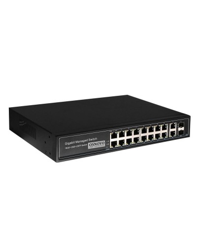 SW-8182/L(300W). Коммутатор 16-портовый  Gigabit Ethernet с PoE. OSNOVO в Тольятти