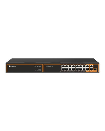 U1I-15F1G2b/2G/1S. Коммутатор с питанием по PoE 16-портовый. Optimus в Тольятти
