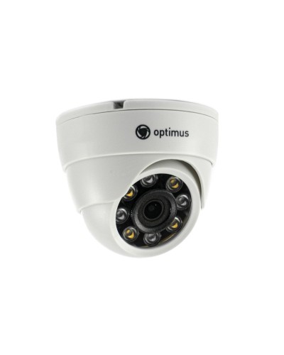 IP-E024.0(2.8)PL. Видеокамера IP купольная. Optimus в Тольятти