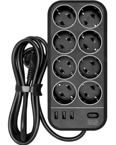 SP-08 USB03AB 3,0 M. Сетевой фильтр. POWERCOM в Тольятти