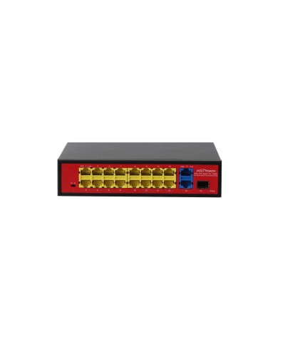 PND-16P-2G1F Lite (180W). Коммутатор неуправляемый 18-портовый с PoE. Polyvision в Тольятти