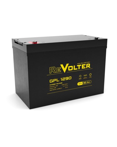 Revolter GPL 1290. Аккумулятор автомобильный герметичный свинцово-кислотный. Revolter в Тольятти
