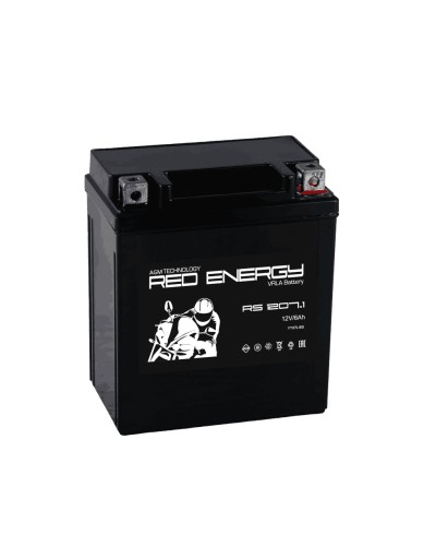 Red Energy RS 1207.1. Аккумулятор герметичный свинцово-кислотный стартерный. Red Energy в Тольятти