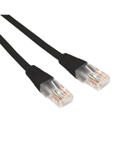 Патч-корд U/UTP CAT 6, RJ45-RJ45, 26AWG, LSZH, черный, 1м REXANT (02-0292-1). Патч-корд UTP. Rexant в Тольятти