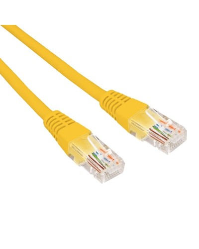 Патч-корд U/UTP CAT 6, RJ45-RJ45, 26AWG, LSZH, желтый, 5м REXANT (02-0295-5). Патч-корд UTP. Rexant в Тольятти
